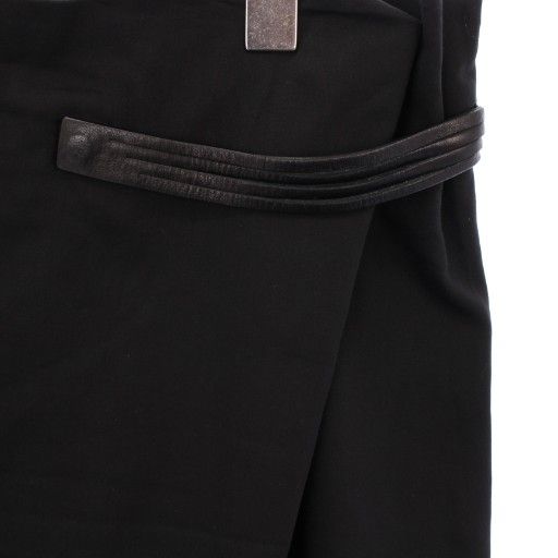 ジルサンダー JIL SANDER タイトスカート ひざ丈 ベルト ワンカラー 40