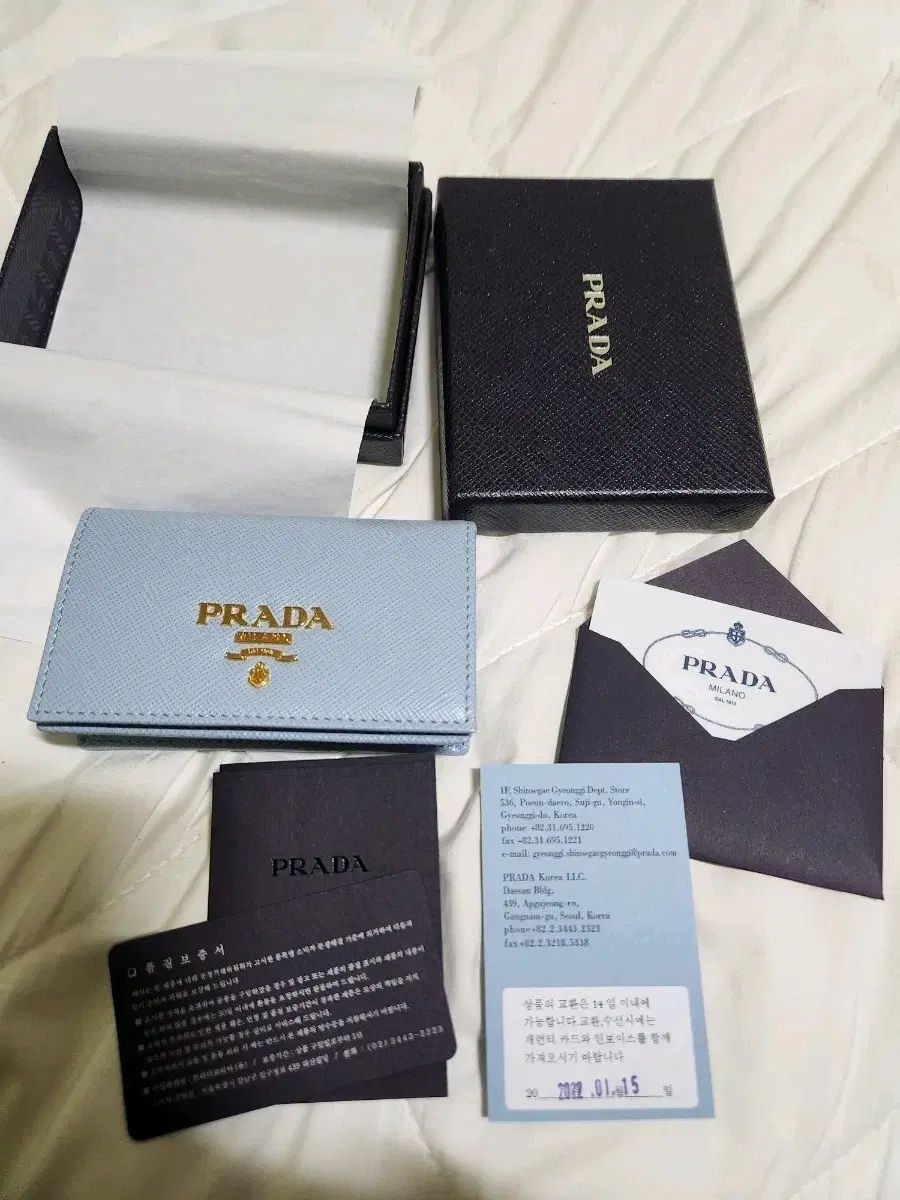 PRADA プラダ サフィアーノ カードウォレット ♥ フルセット