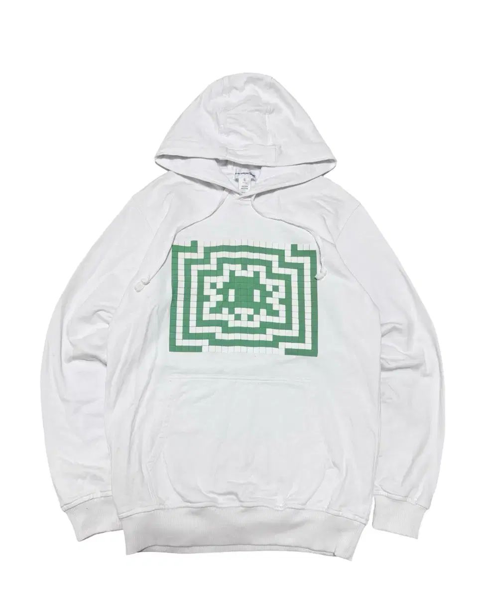 コム デ ギャルソン IN ベイ BAE ジンソル フードTシャツ 白