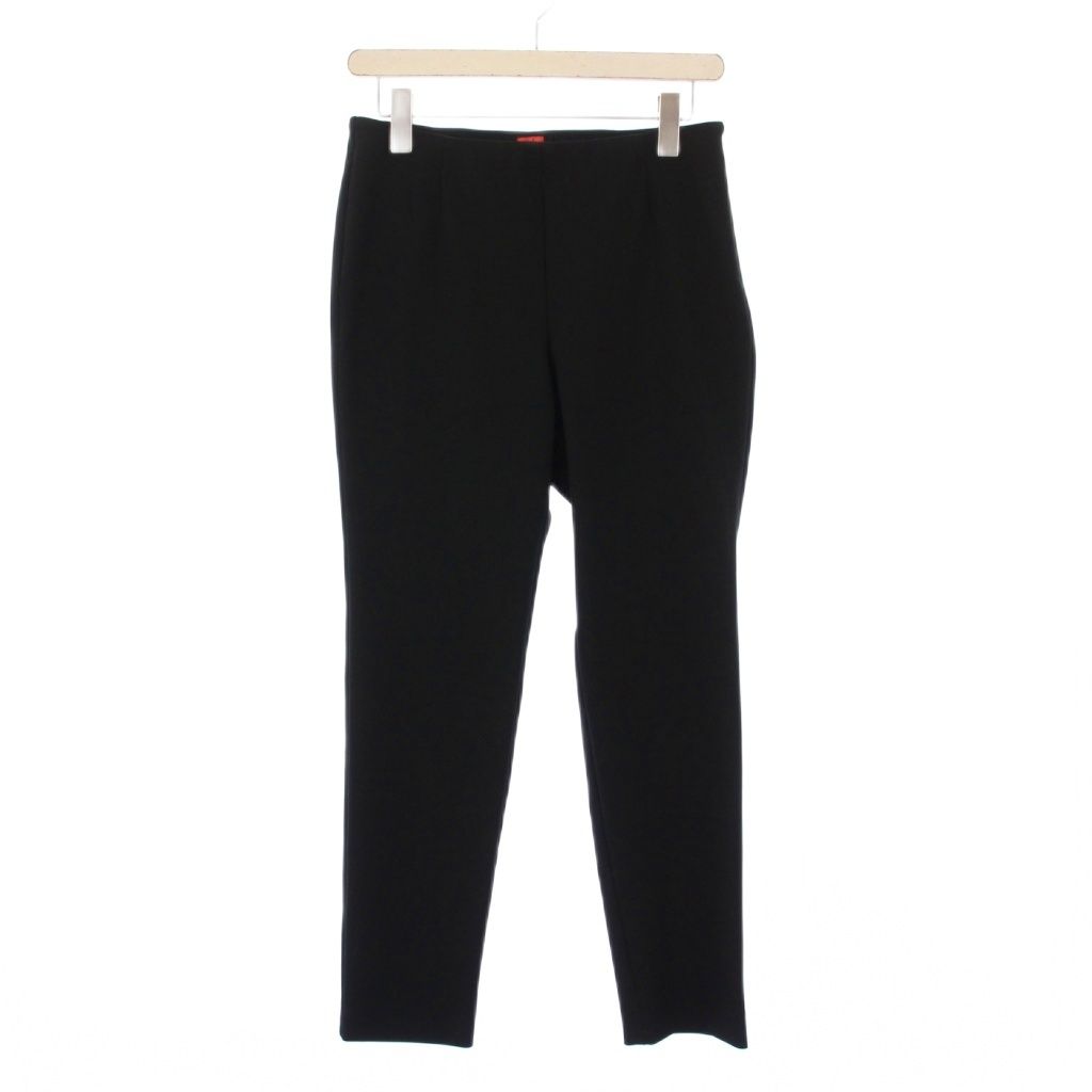 【中古】未使用品 ハート イッセイミヤケ スキニーパンツ イージー ウエストゴム ストレッチ 無地 ワンカラー 2 黒 ハート Haat イッセイミヤケ スキニーパンツ イージー ウエストゴム