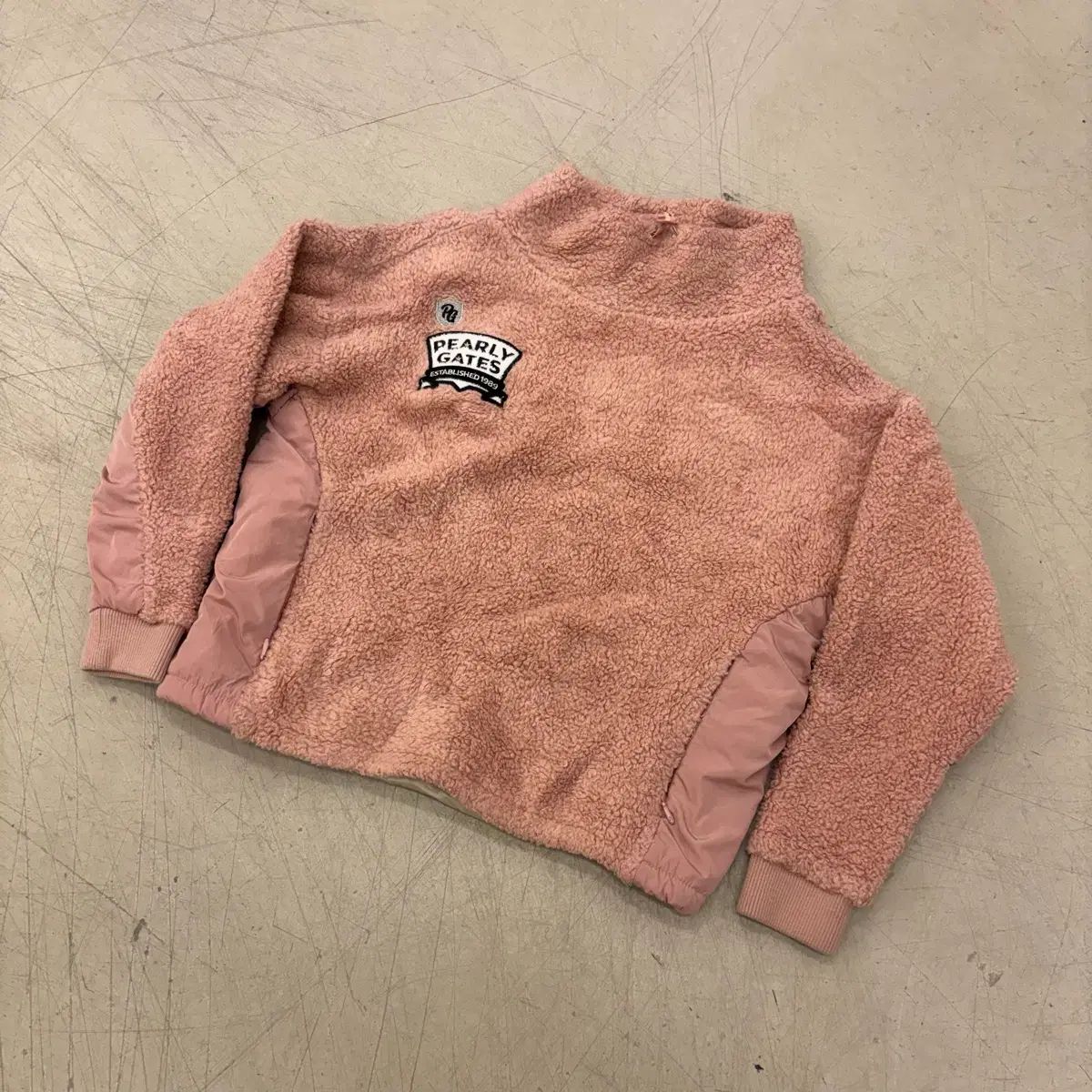 パーリーゲイツ ピンク フリース クロップド スウェット - メルカリ