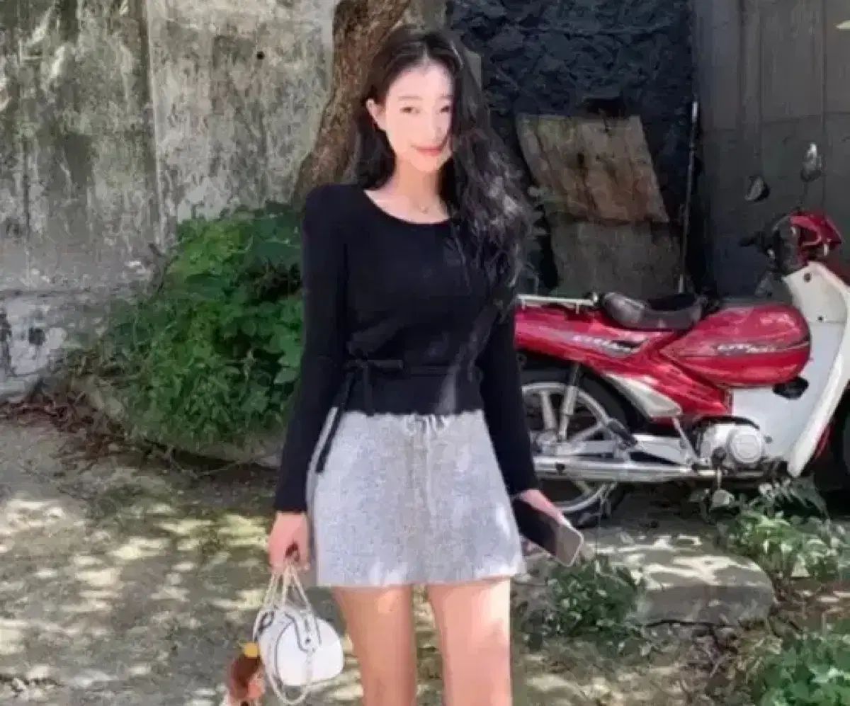 シエ Rico LAPニット ラップニット ブラック タグ付き