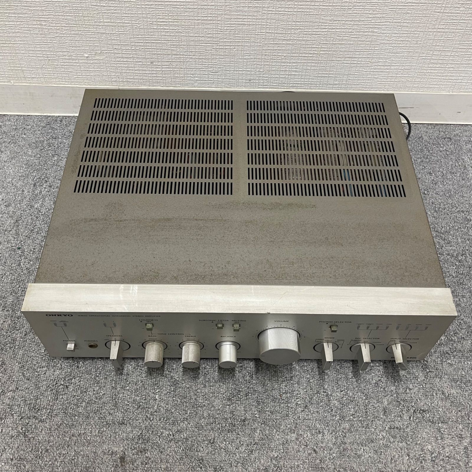 NPA】ジャンク ONKYO Integra オンキョー アンプ A-805 ビンテージ