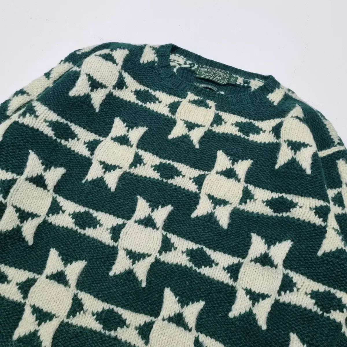 90S ポロ カントリー ネイティブ セーター - L ヴィンテージ POLO