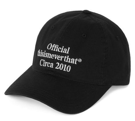 thisisneverthat ネバザ ディスイズネバーザット 韓国 ベースボール キャップ 黒 ブラック