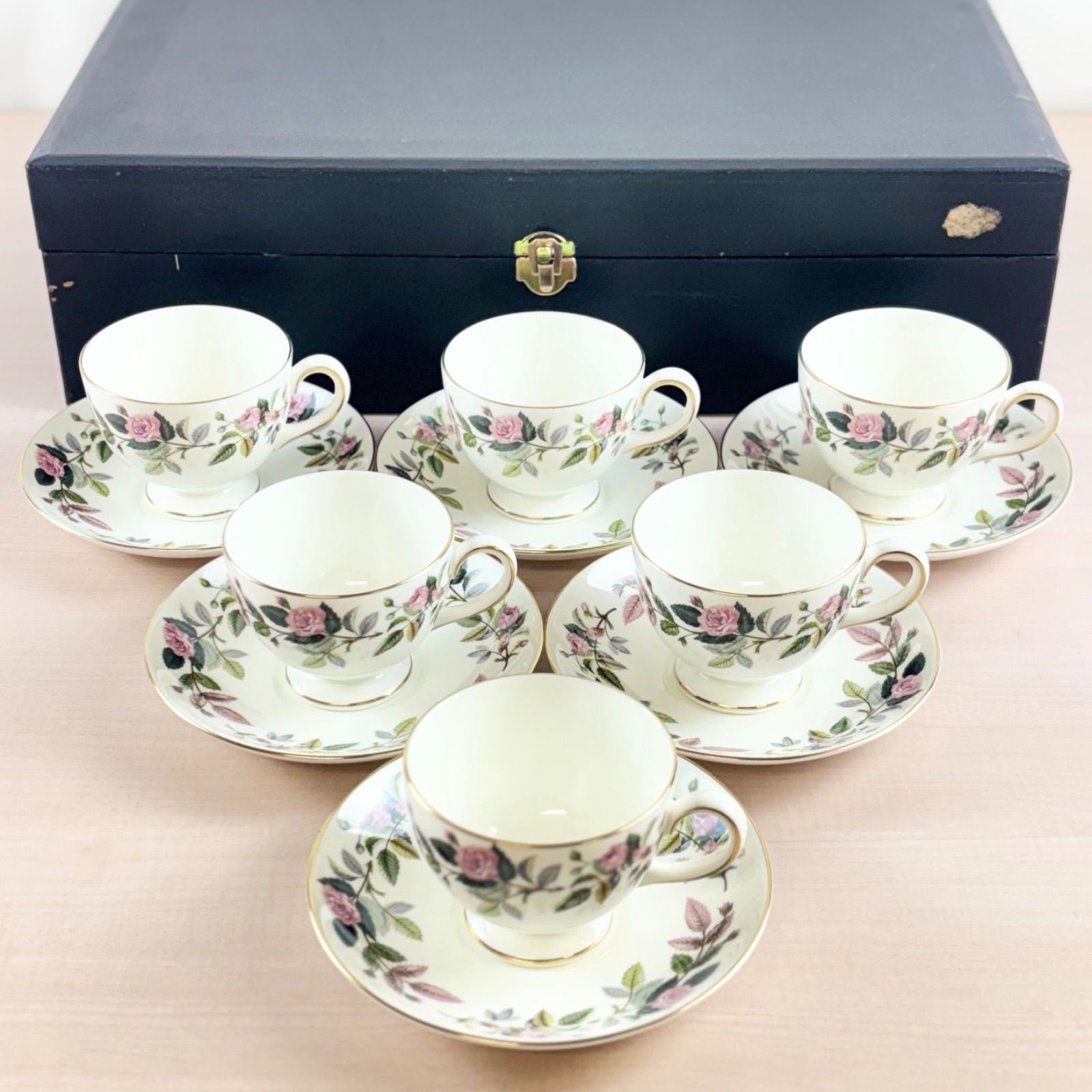 廃盤品 | ♥ ROSE ハザウェイローズ 6客セット 箱入り