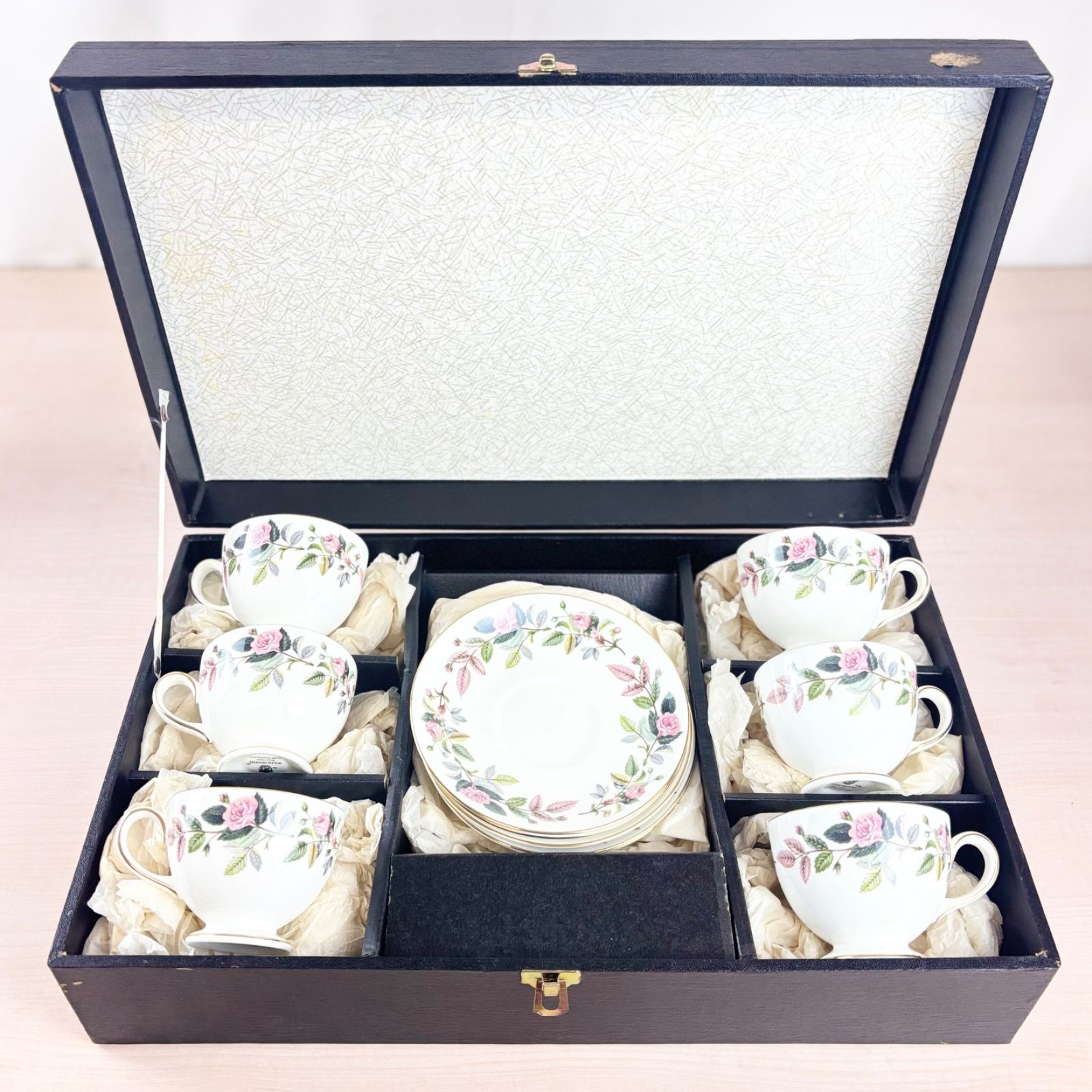 廃盤品 | ♥ ROSE ハザウェイローズ 6客セット 箱入り