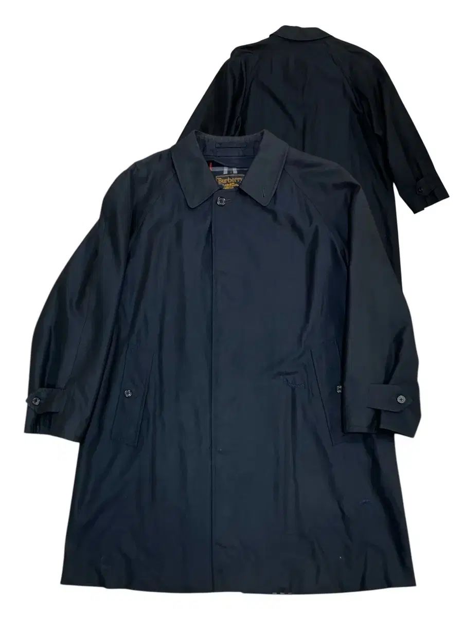 バーバリー ネイビー トレンチ コート M