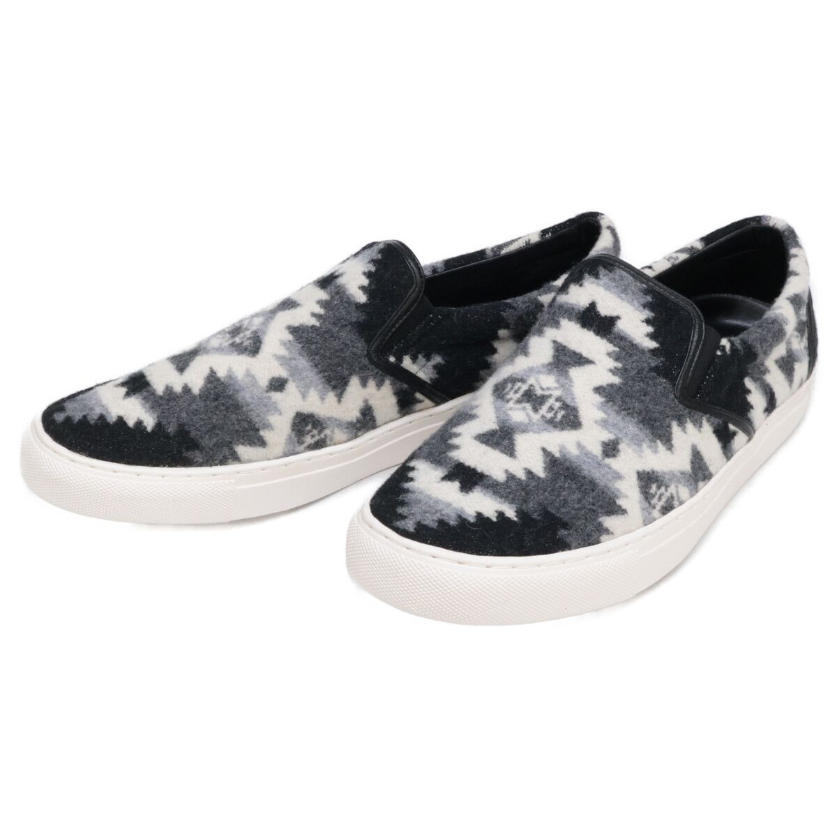 1 piu uguale 3 ウノピゥウノウグァーレトレ x ペンドルトン TN 16 S-053 ネイティブ柄 スリッポン 270