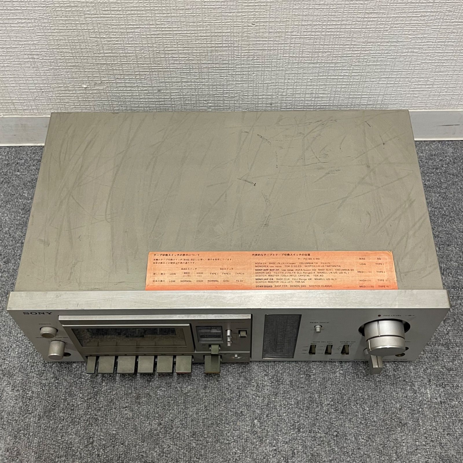 NPA】ジャンク SONY ソニー カセットデッキ TC-K50 ビンテージ - メルカリ