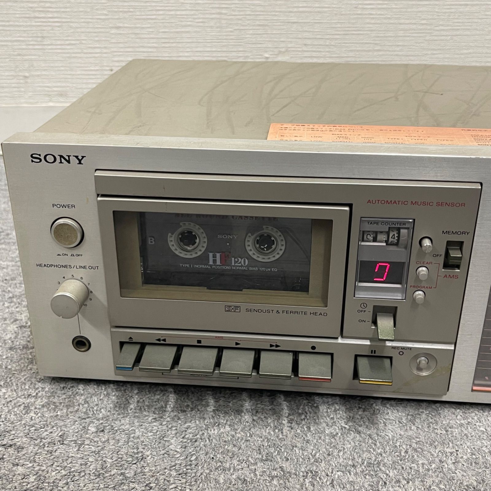 NPA】ジャンク SONY ソニー カセットデッキ TC-K50 ビンテージ - メルカリ