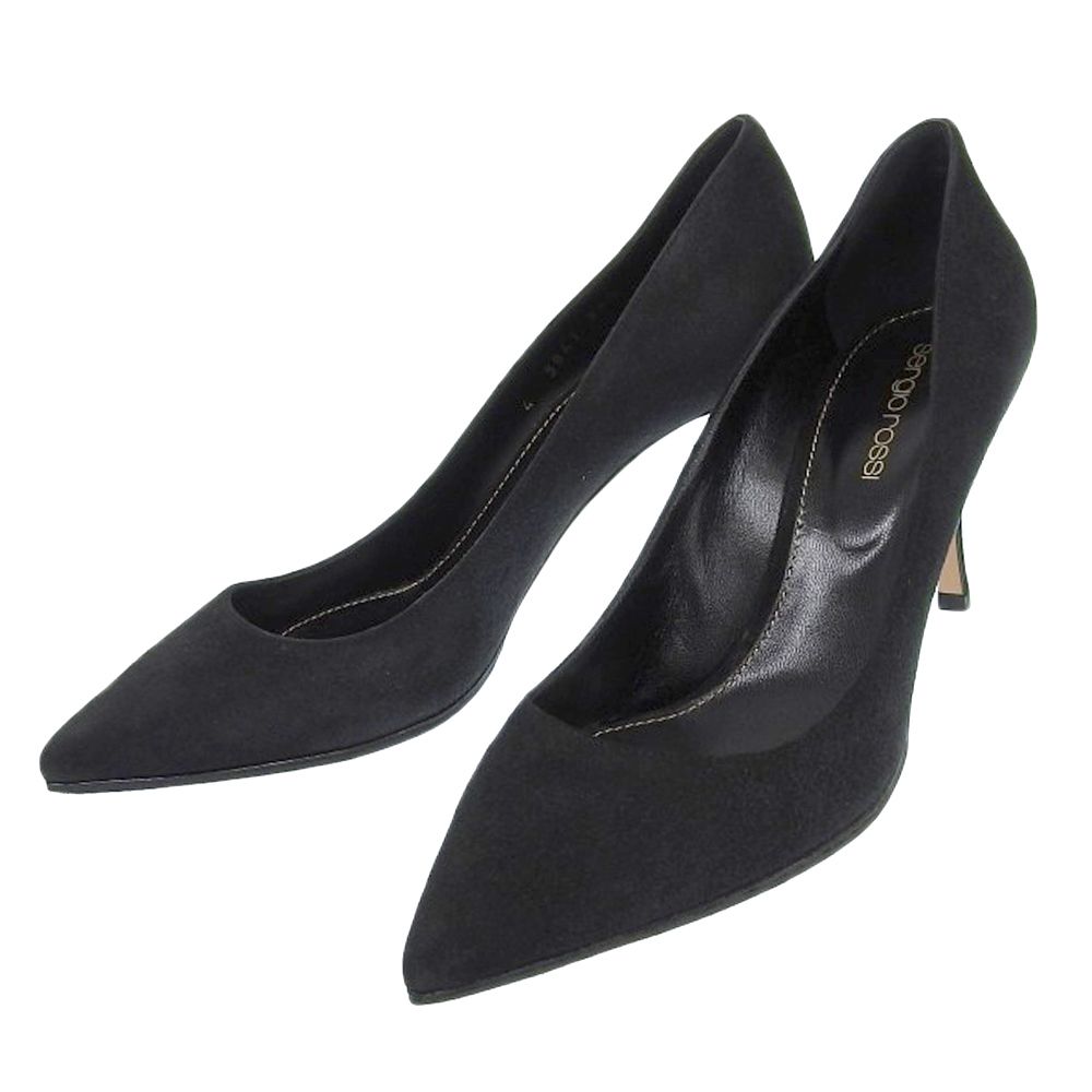 Sergio Rossi セルジオロッシ 美品 スエード ヒールパンプス