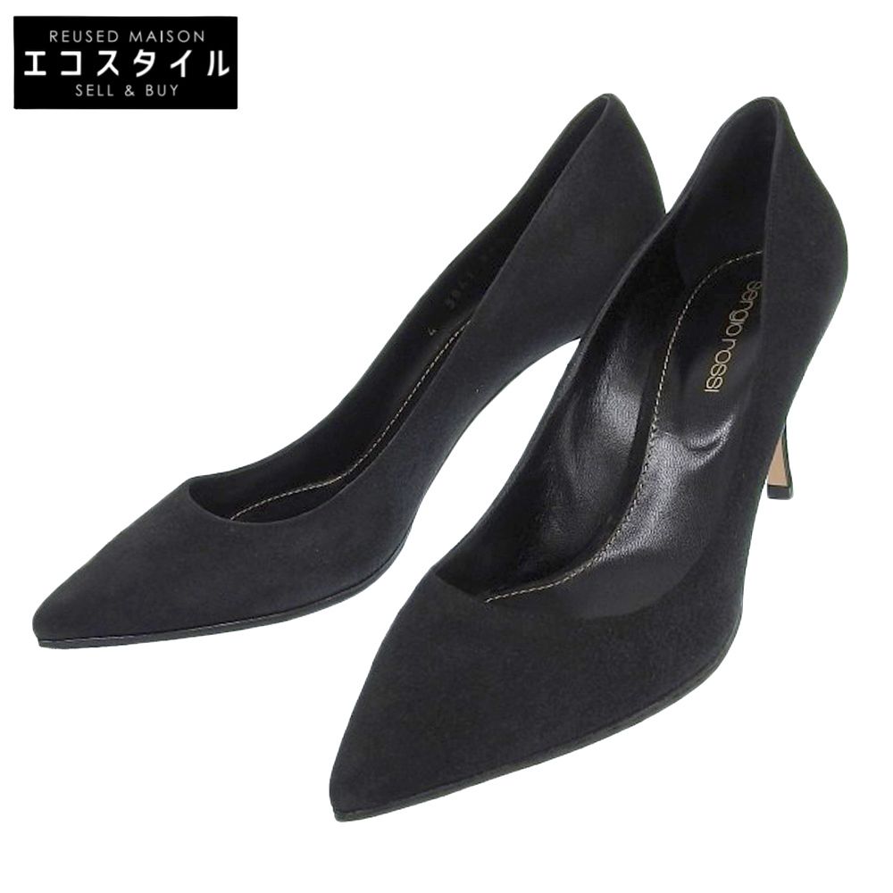 Sergio Rossi セルジオロッシ 美品 スエード ヒールパンプス