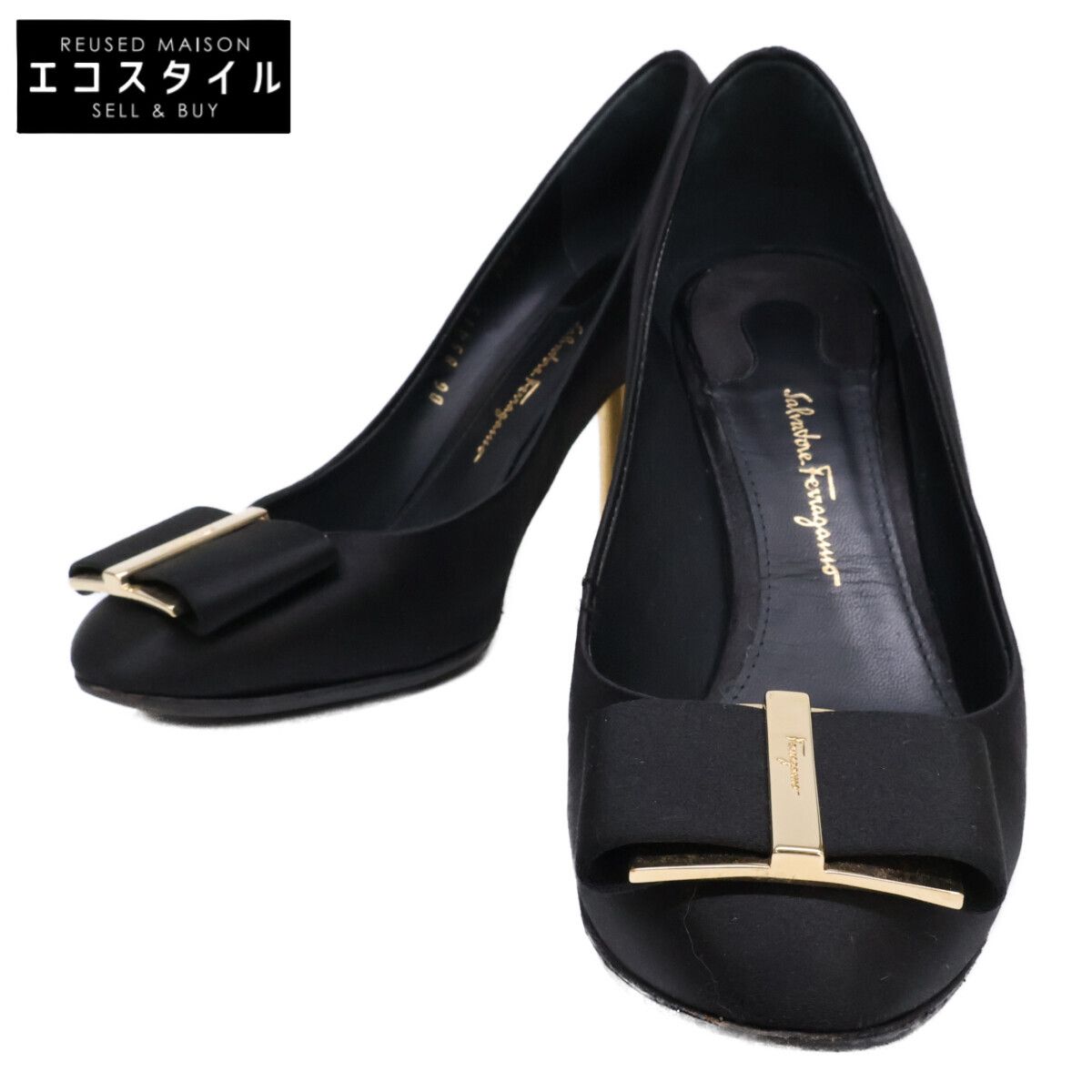 Salvatore Ferragamo サルヴァトーレフェラガモ サテン カプア