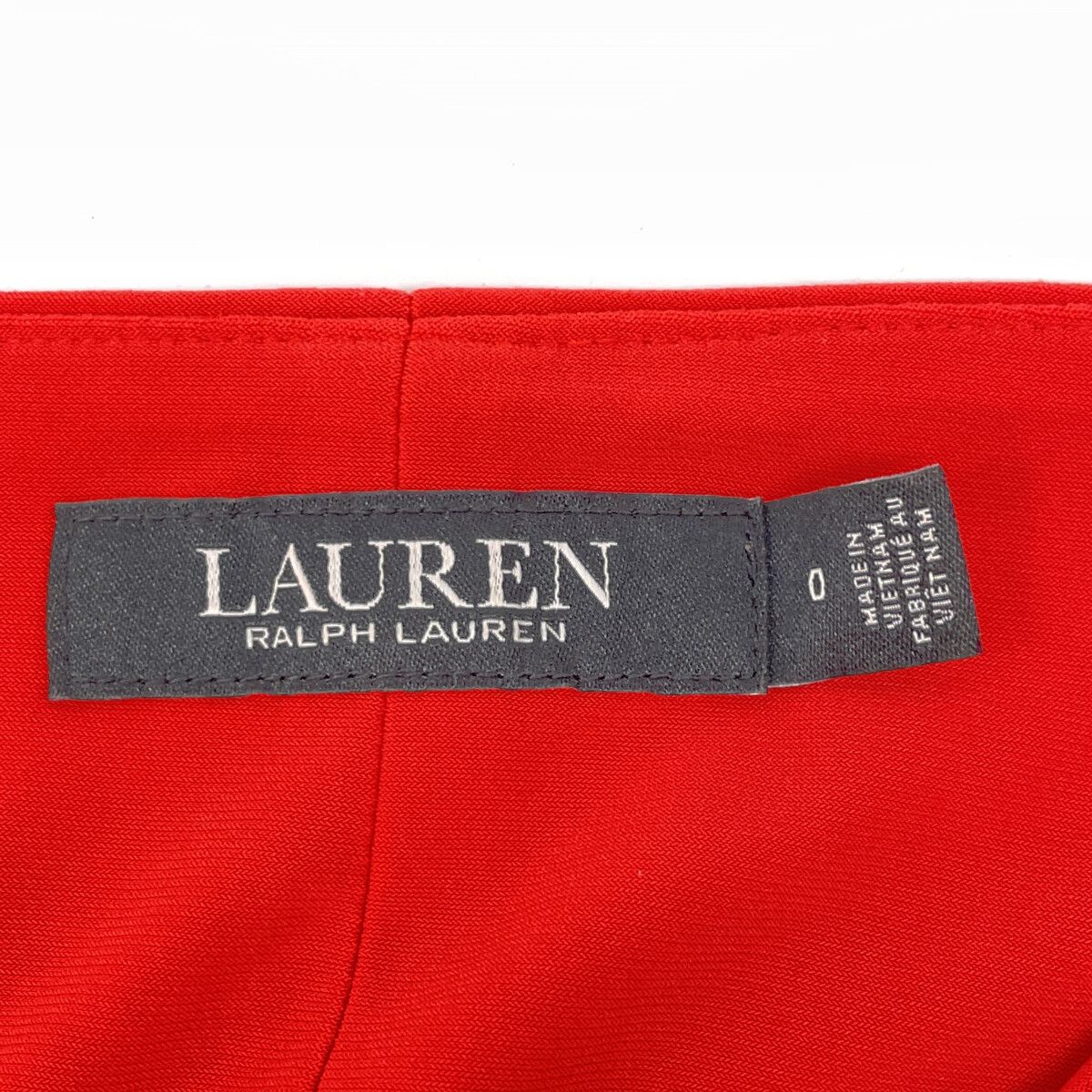  LAUREN RALPH ローレン ラルフローレン ﾚｯﾄﾞ ﾉｰｽﾘｰﾌﾞ ﾄﾞﾚｰﾌﾟﾄﾞﾚｽ 0 その他 その他