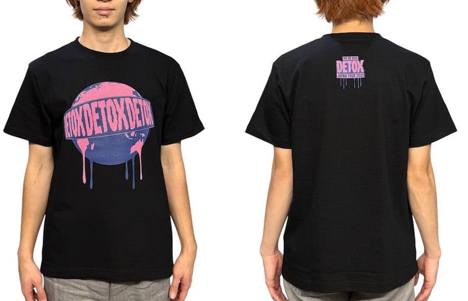 ワンオクロック ワンオク 2025 DETOX JAPAN グッズ Tシャツ 黒 C S