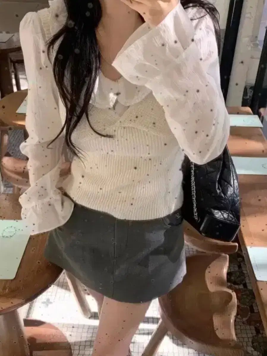 リズ Kitte knit スリーブレス ニット