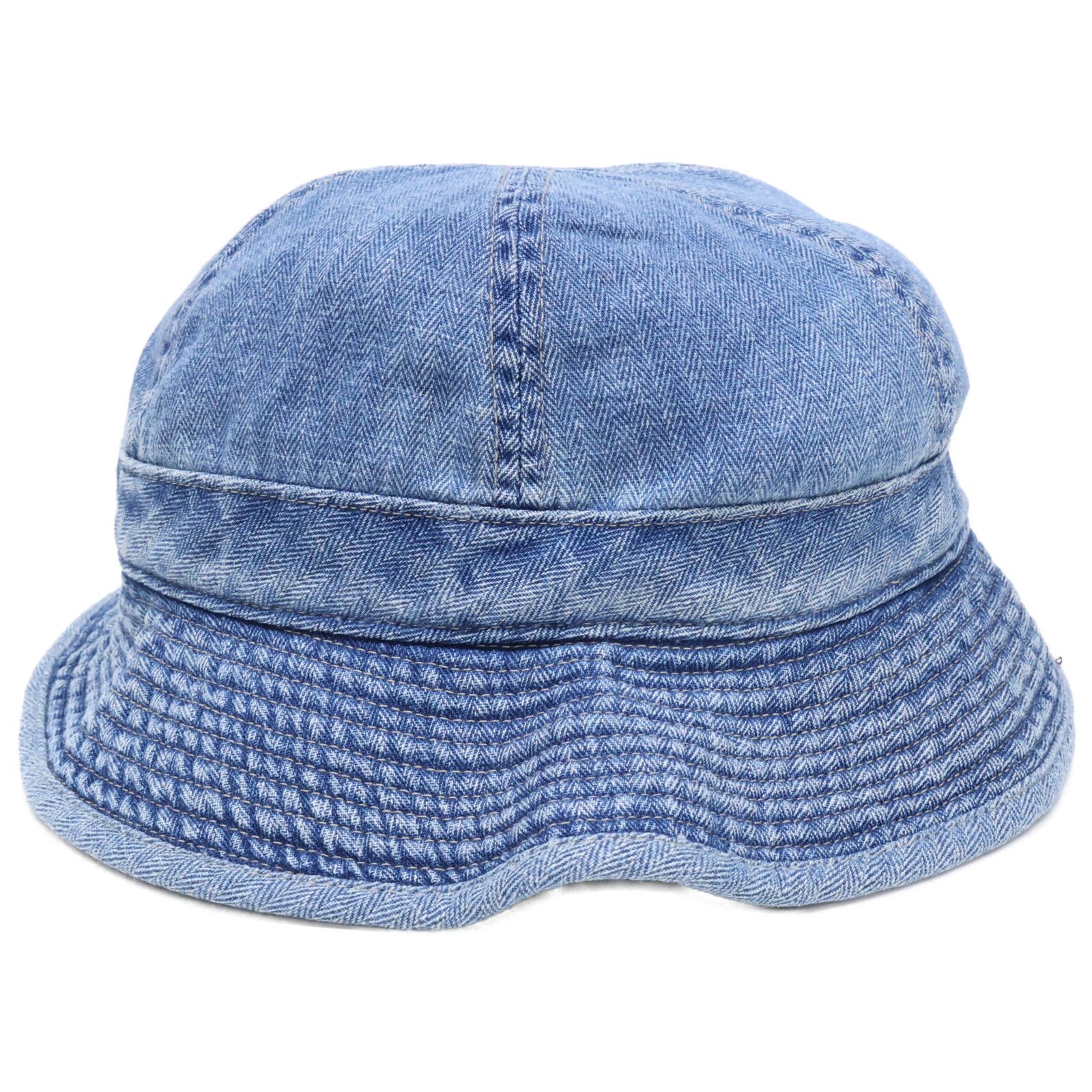 RRL ダブルアールエル インディゴ コットンリネン バケットハット デニム|