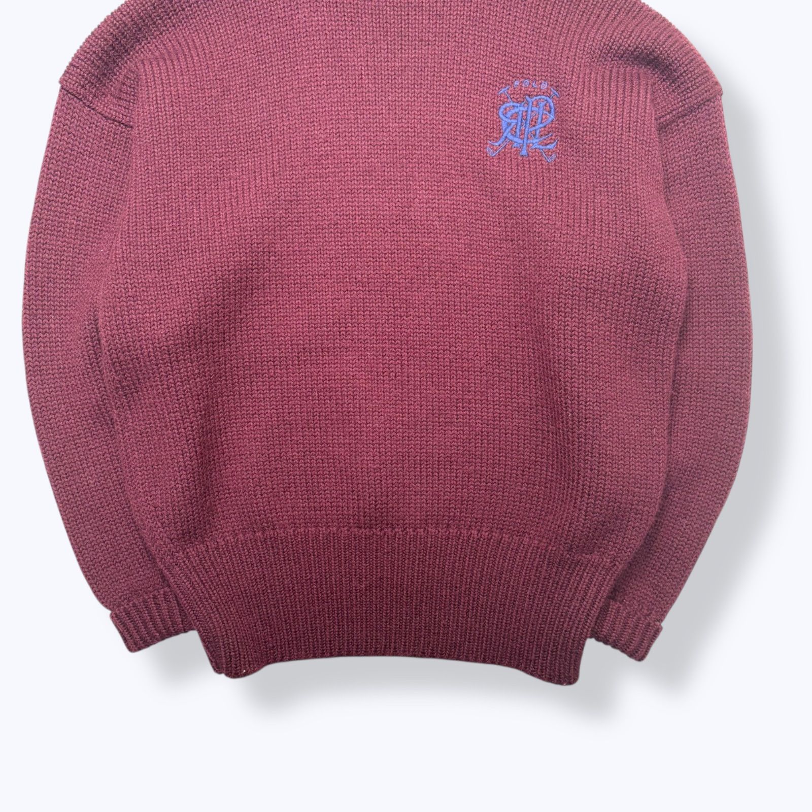 90s Ralph Lauren Turtle Neck Wool Knit Sweater 【XL】 90年代