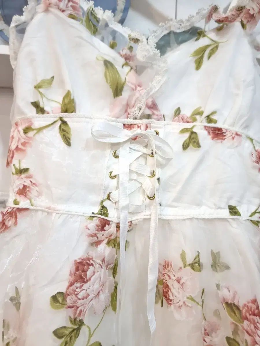 リズリサ LIZ LISA ローズ フラワー シフォン ワンピース