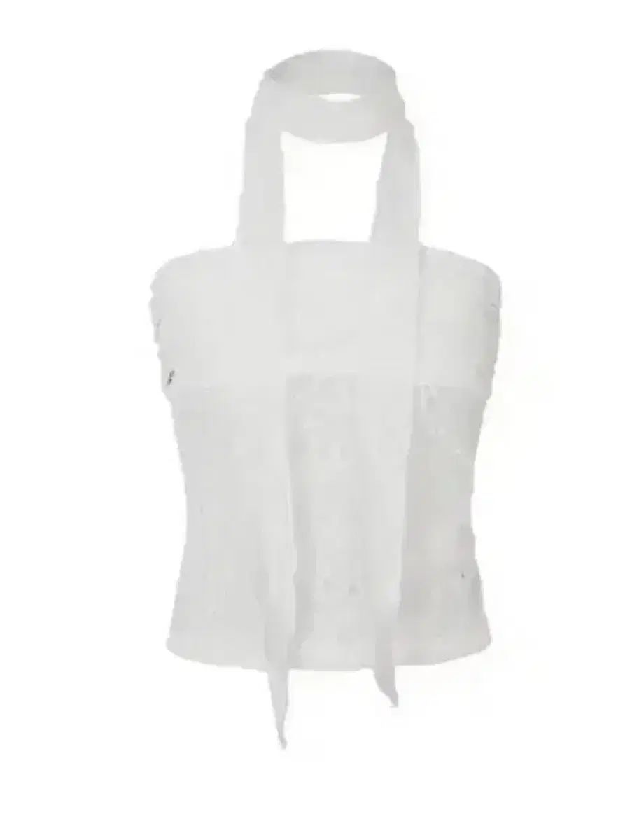 ペインオアプレジャー ペオフル BELLA SCARF TOP white M