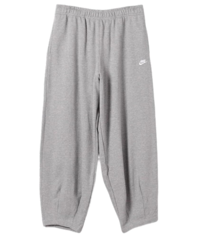 ナイキ セットアップ対応 クラブ オーバーサイズド フレンチテリー スウェット パンツ スポーツウェア フィットネス 筋トレ ジム トレーニング 快適 ゆったり 柔らか HJ 1823- 063 ダークグレーヘザー|ライトスモークグレー|ホワイト L