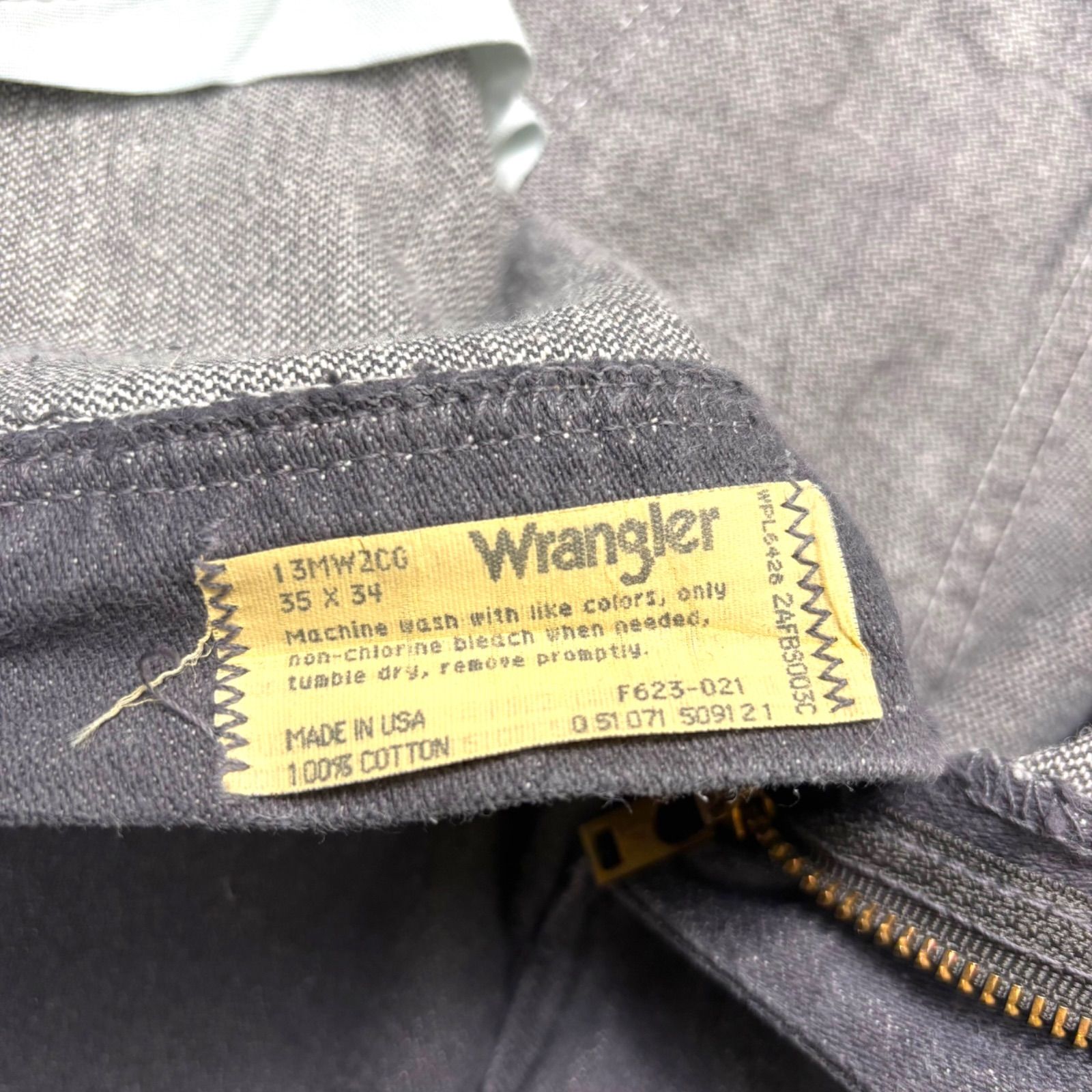 90s Wrangler 13MWZCG Denim Pantas Made in USA 【W35】 90年代 