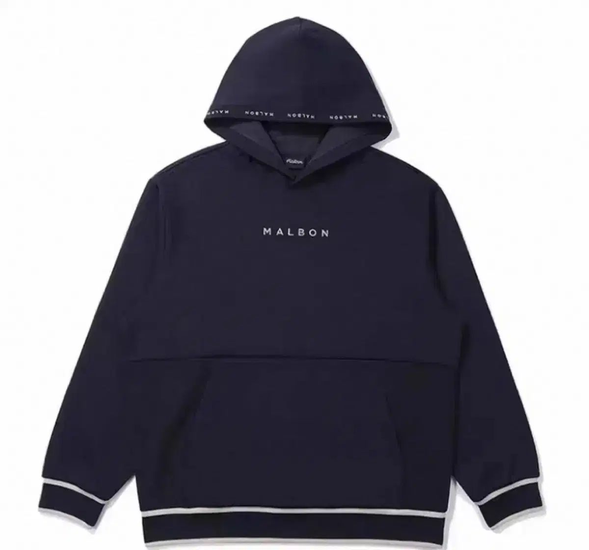 MALBON GOLF マルボンゴルフ ネイビー フーディー Tシャツ ユニセックス L ラージ