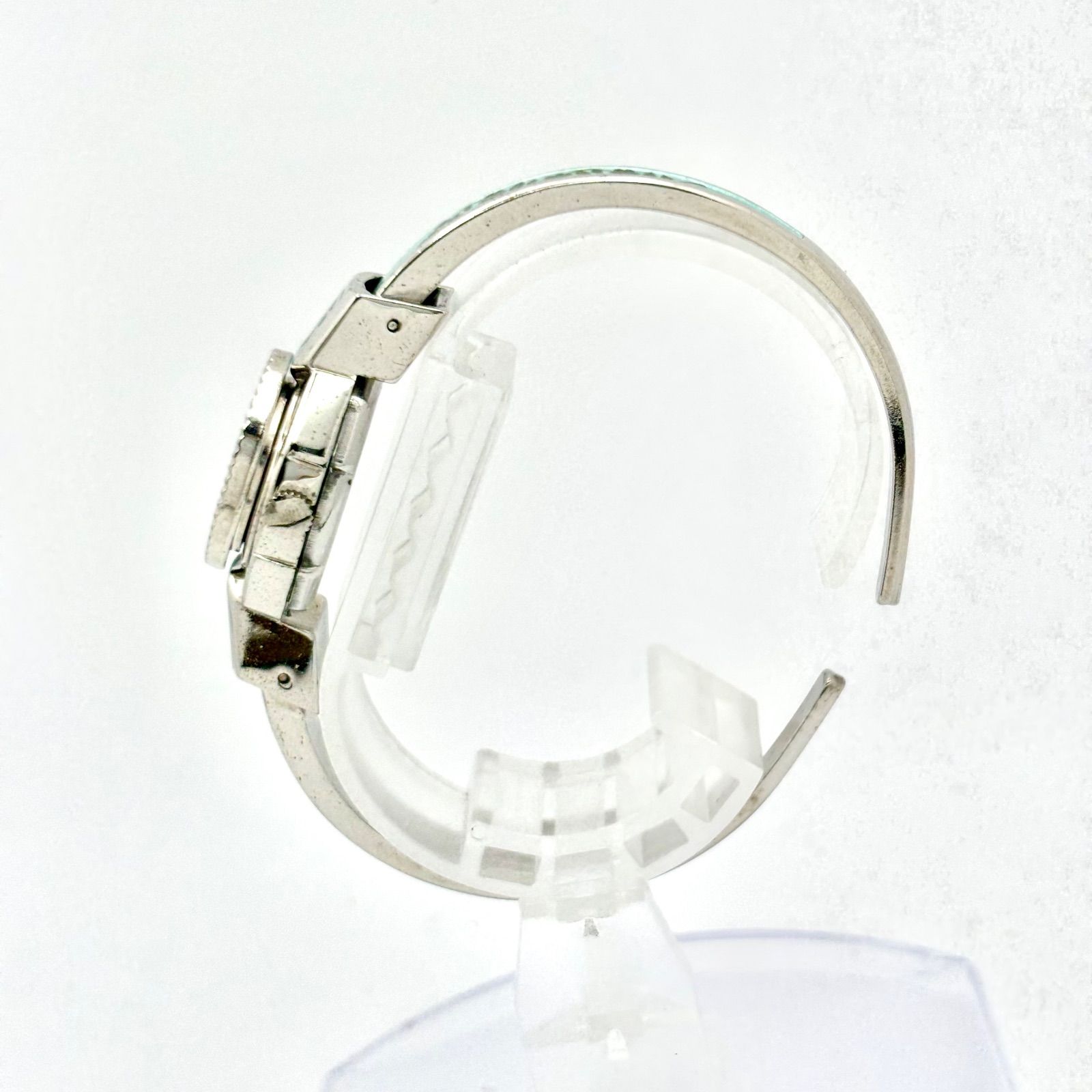 希少】ANDRE MOUCHE アンドレムッシュ 腕時計 バングル シルバー 希少