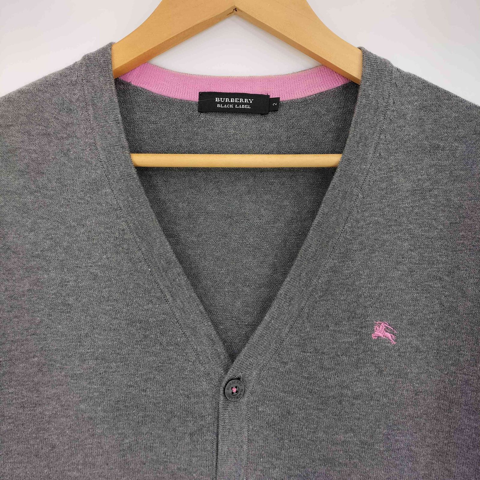 バーバリーブラックレーベル BURBERRY BLACK LABEL コットン 6B ピンク