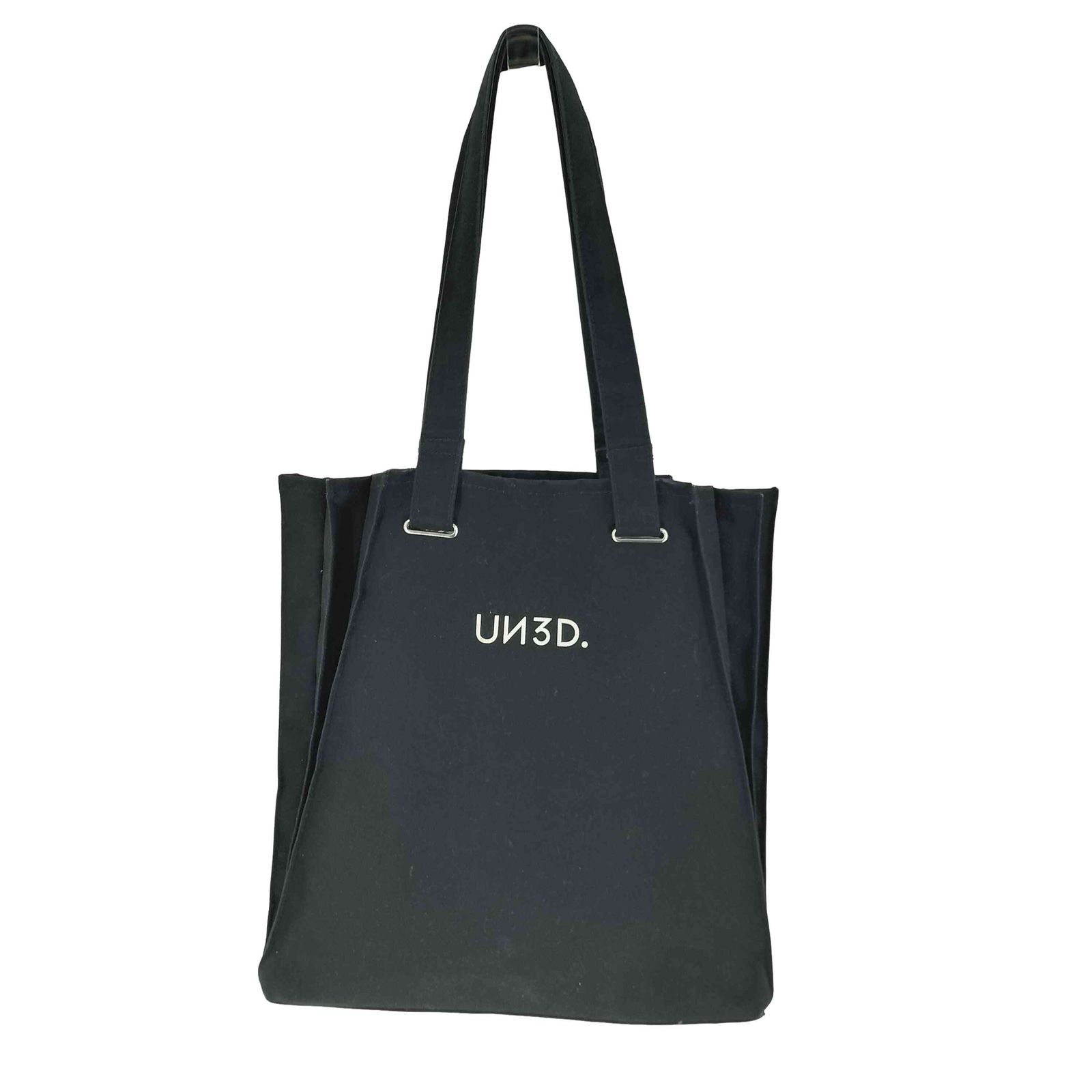 UN3D. - オリガミプリーツトート (ブラック) ORIGAMI PLEATS TOTE / 内 