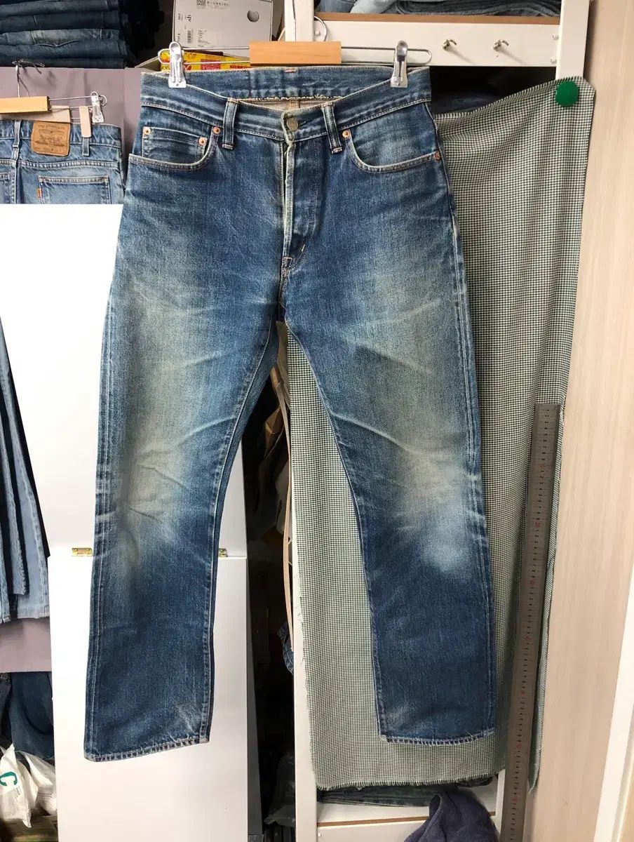 ブルーブルー ジャパン セルビッジ ウォッシュ デニム ウエスト 31 丈 102-103