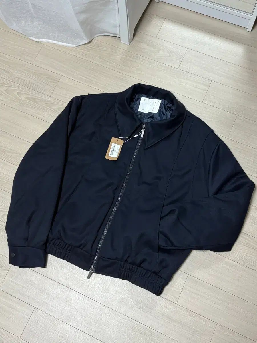 심 LINE ブルゾン L ネイビー ジャケット IN ツーウェイ