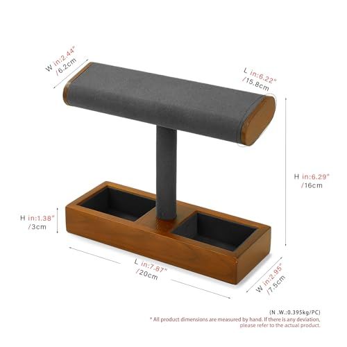  Oirlv 腕時計 スタンド 時計スタンド 2本 4本 木製 ディスプレイ 収納 撮影 おしゃれ 適格請求書に対応 SM 19102 ダークグレー cef 738 ec その他 キッチン 食器