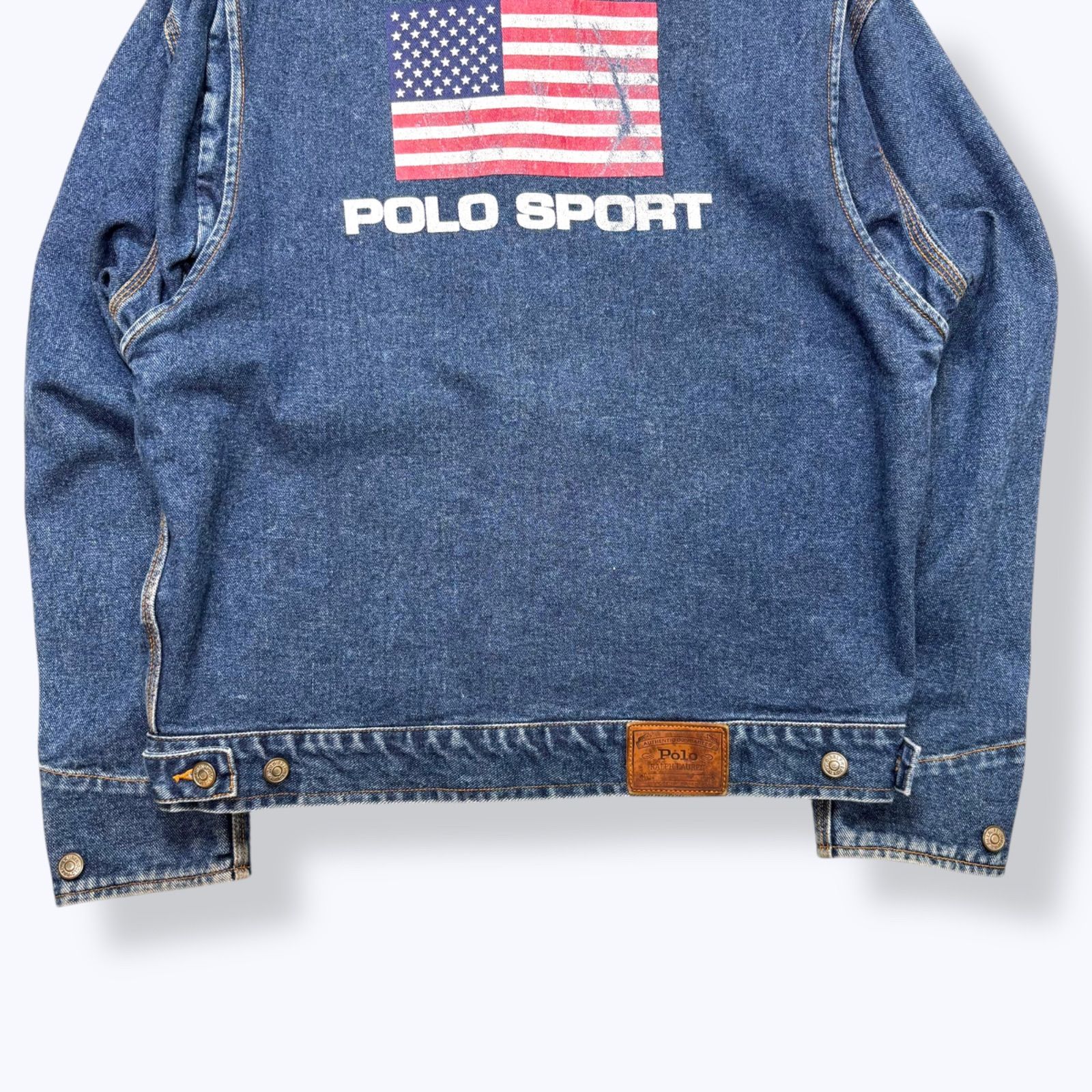 Special】 90s POLO SPORT RALPH LAUREN Denim Jacket 【XL】 90年代