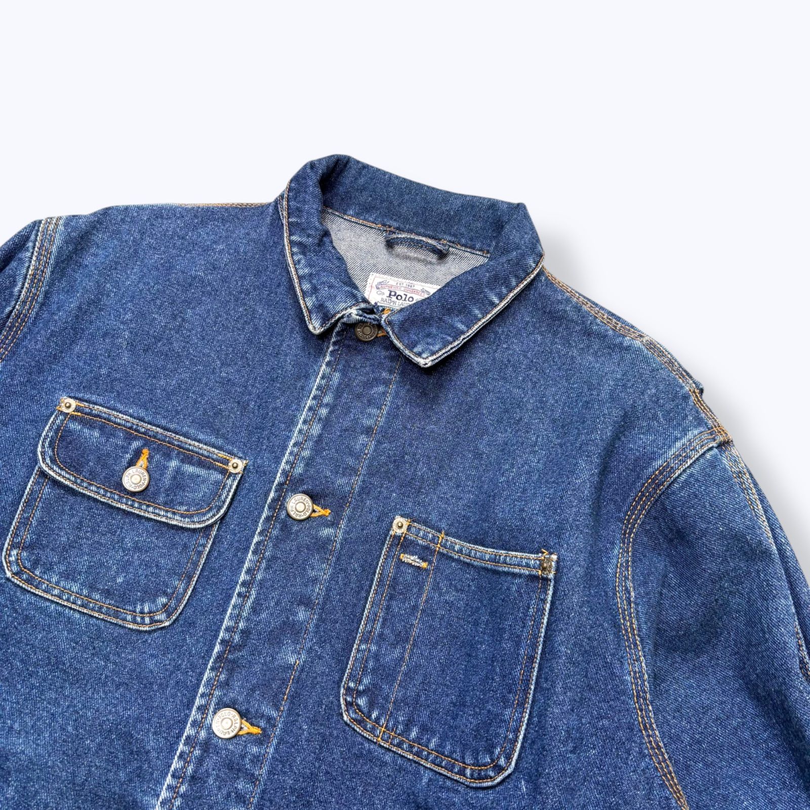 Special】 90s POLO SPORT RALPH LAUREN Denim Jacket 【XL】 90年代