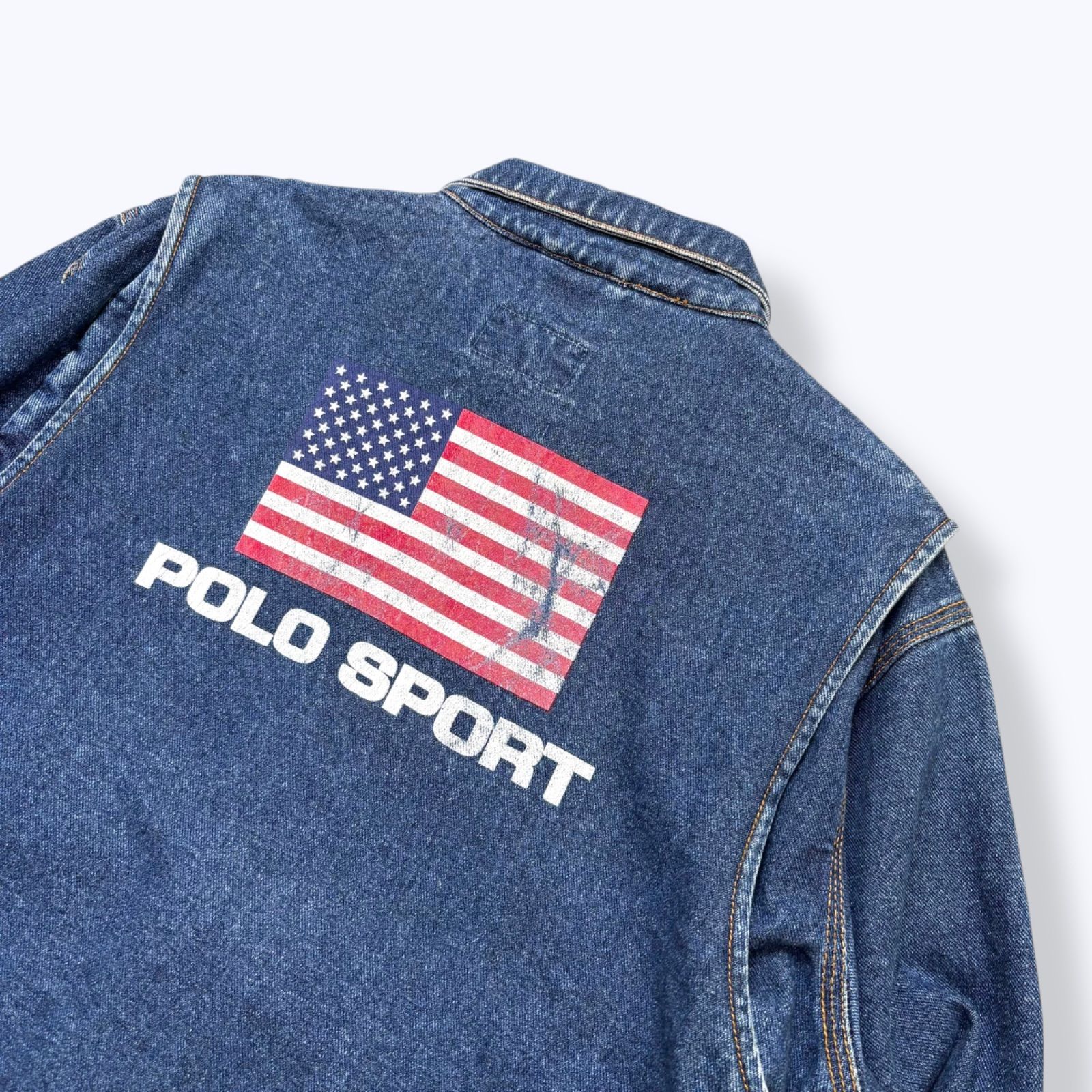 90's ポロスポーツ デニムジャケット POLO SPORT Ralph 90's poro sport ラルフローレン ポロスポーツ デニムジャケット