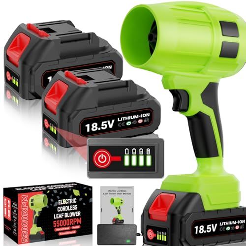 ブロワー 強力 洗車 新昇級版モデル PSE認定 残量表示 バッテリー 搭載 マキタ電池互換 高速回転 無段階変速 軽量 コードレス 80 m|s大風速 最強 耐久性 大ファンブレードターボ e 01 aac 37