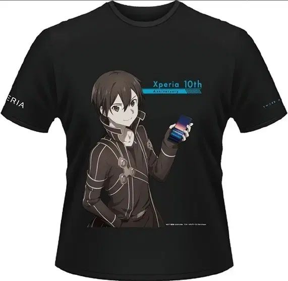 ソード 아트 온라인 ソードアート オンライン SAO ソニー エクスぺリア当選品 Tシャツ T Lito