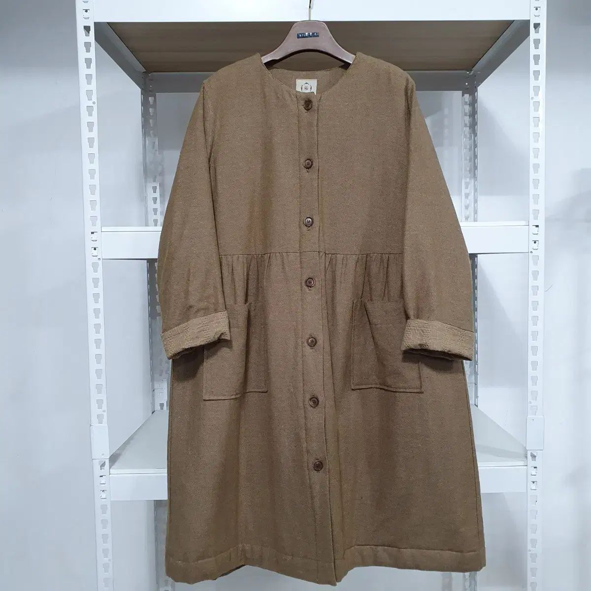 日本ヴィンテージ サマンサモス リネンブレンド キルティング ONE PIECE レイヤード ジャケット