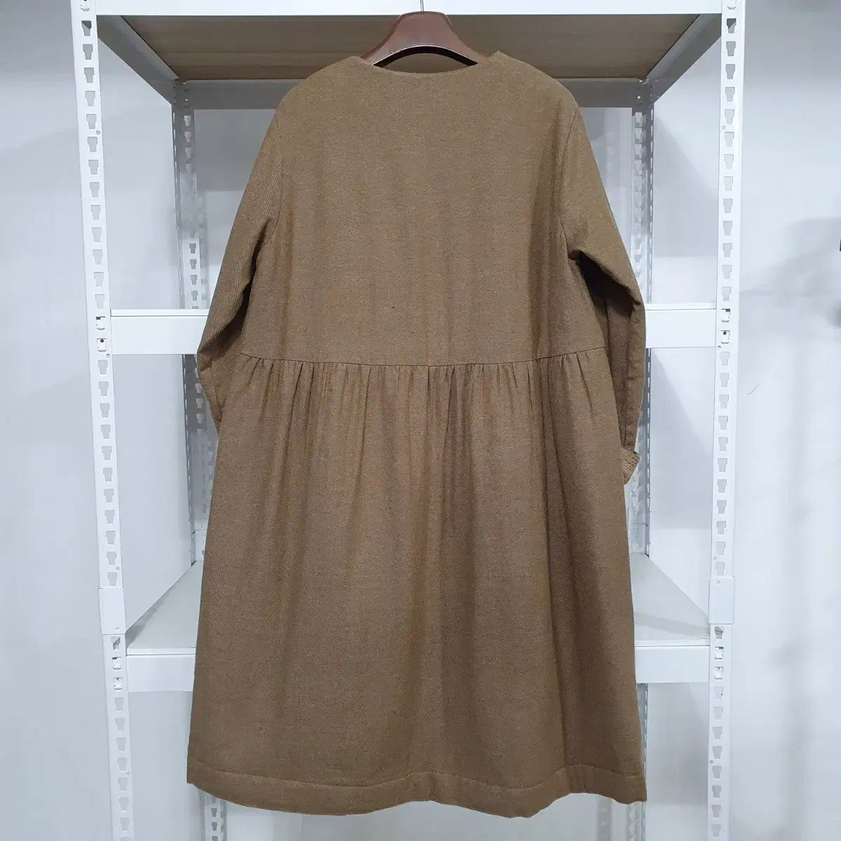 日本ヴィンテージ サマンサモス リネンブレンド キルティング ONE PIECE レイヤード ジャケット