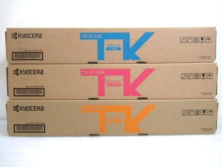 京セラ KYOCERA トナーカートリッジ CS-8116 シアン マゼンタ イエロー