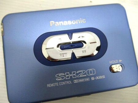 パナソニック 松下電器 ステレオカセットプレーヤー RQ-SX 20-A ブルー ノーチェック 品