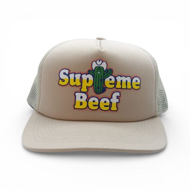 SUPREME 25 ss BEEF MESH BACK 5-PANEL TAN サイズ シュプリーム ビーフ メッシュ バック 5パネル タン キャップ 帽子