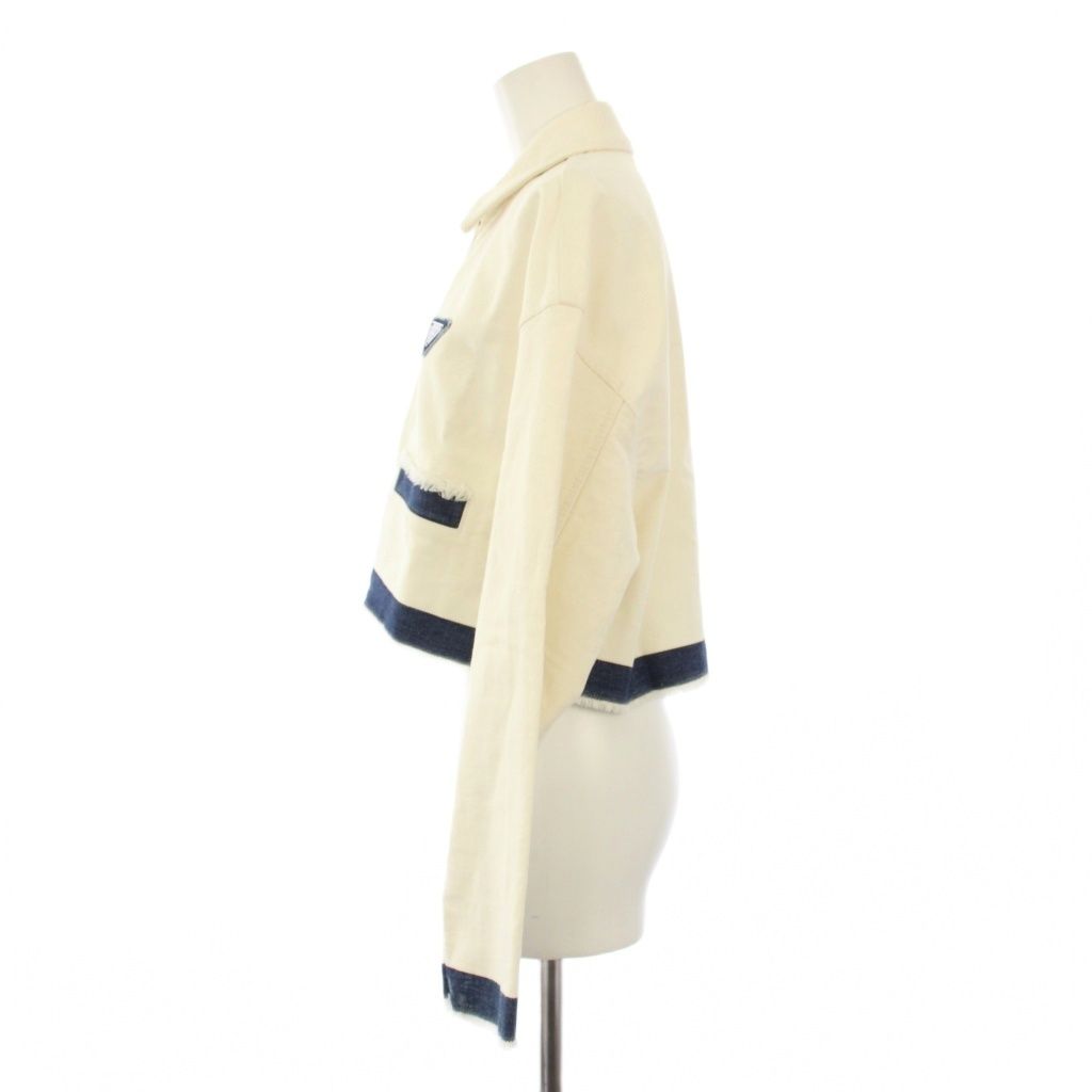 プラダ PRADA 21年製 DENIM CIMOSATO デニムジャケット ジージャン G