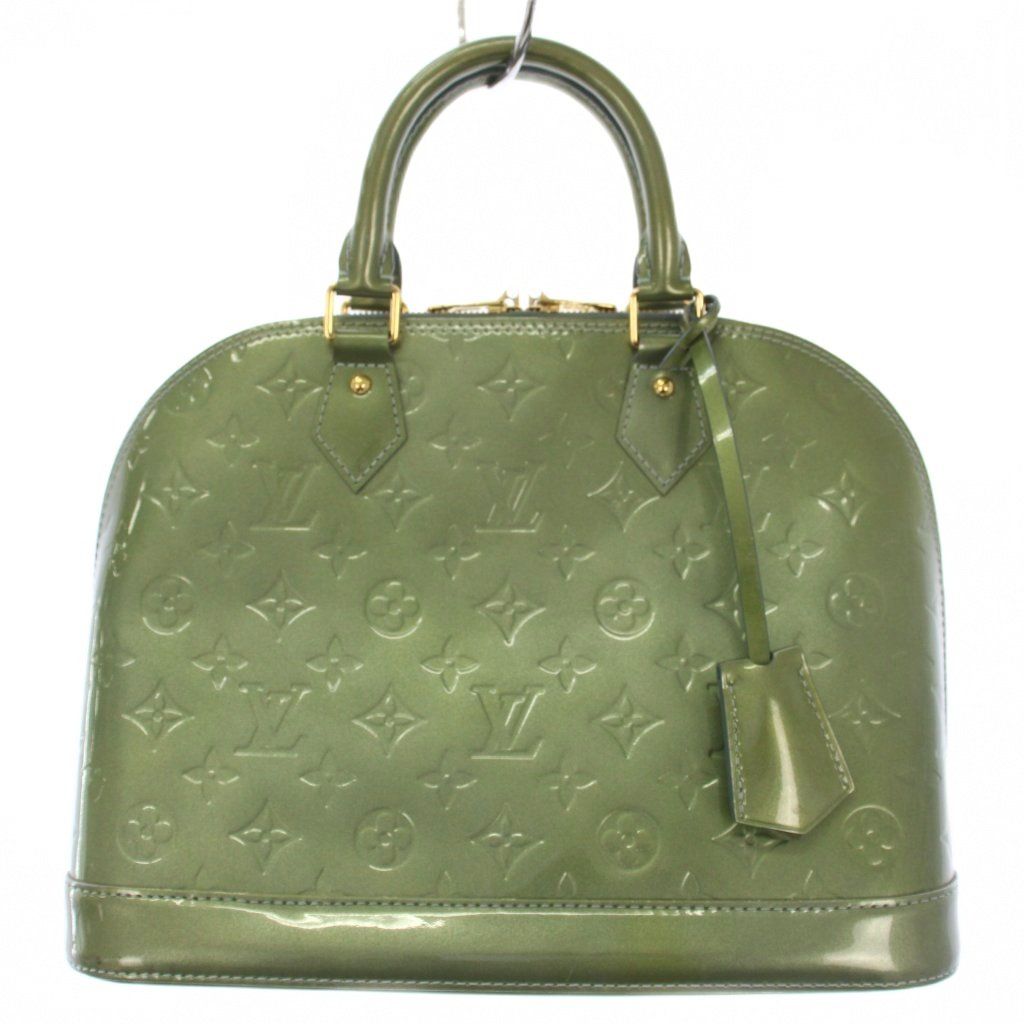 ルイヴィトン LOUIS VUITTON アルマBB ヴェルニ グリアールデコ ハンドバッグ ボストンバッグ M 91677 |KH OH