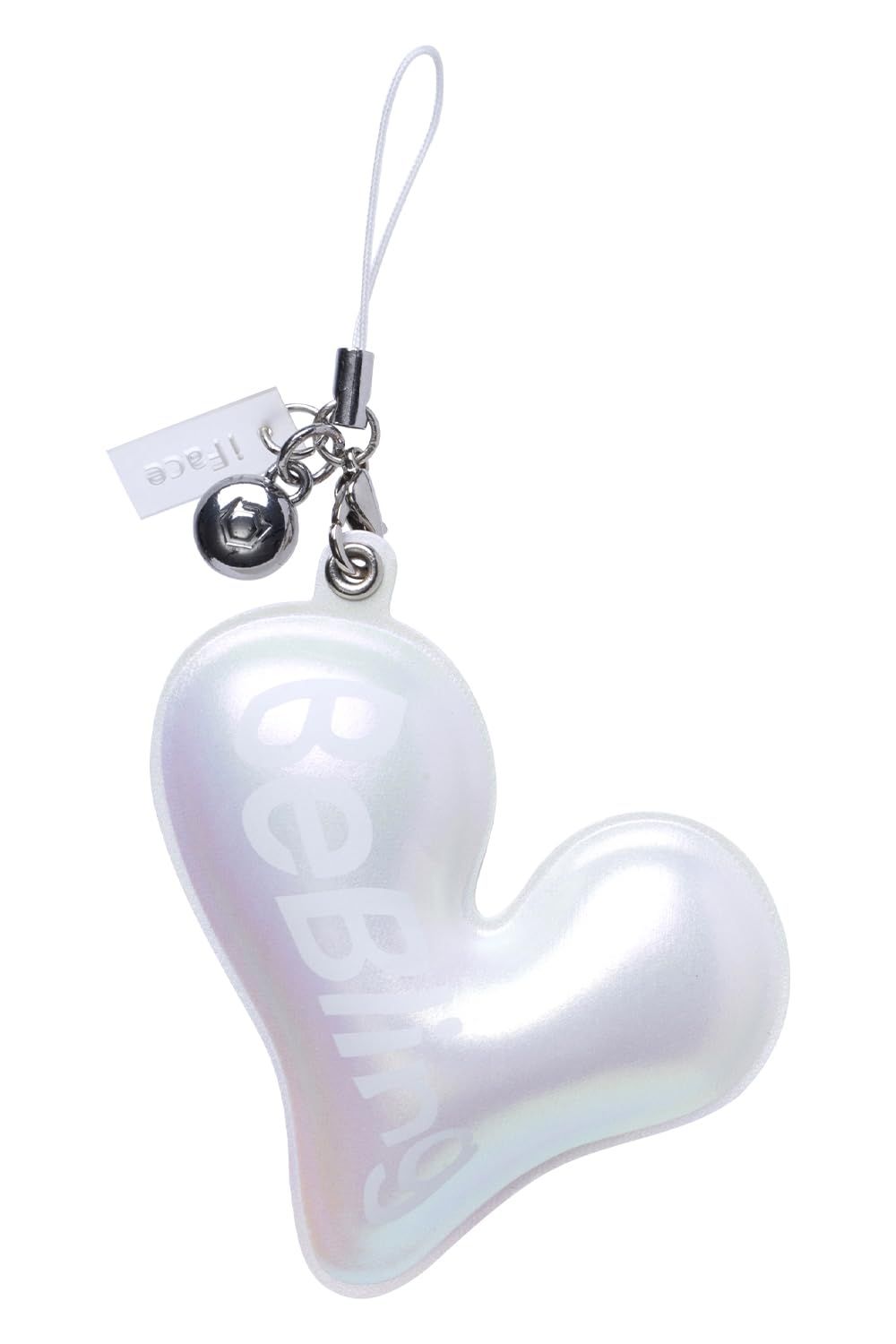 iFace BeBling ストラップ Phoneチャーム(ホワイトオーロラ)【アイ