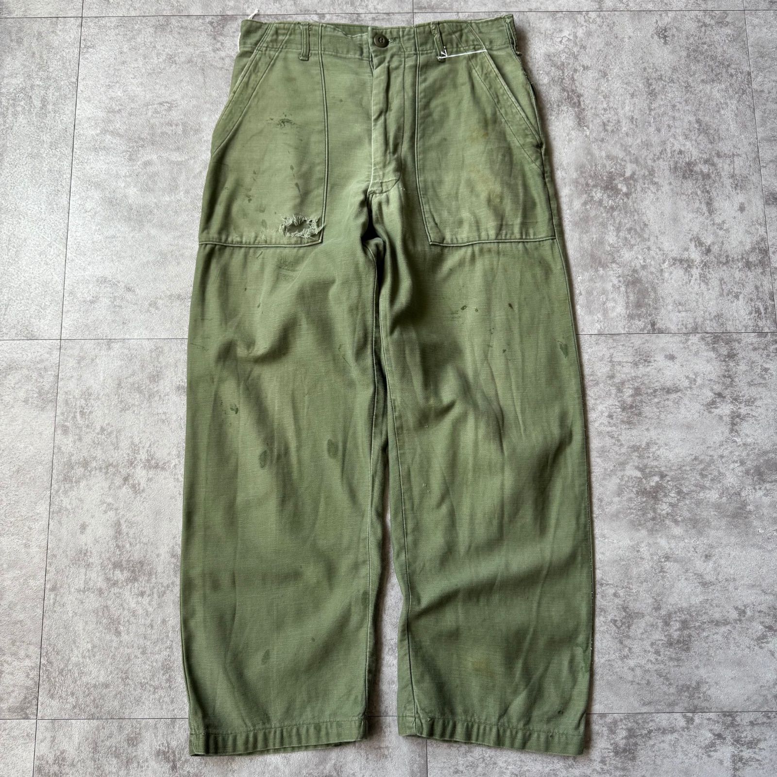 1960 s〜 US.ARMY OG 107 Baker Pants | 60年代〜 アメリカ陸軍 ベイカーパンツ