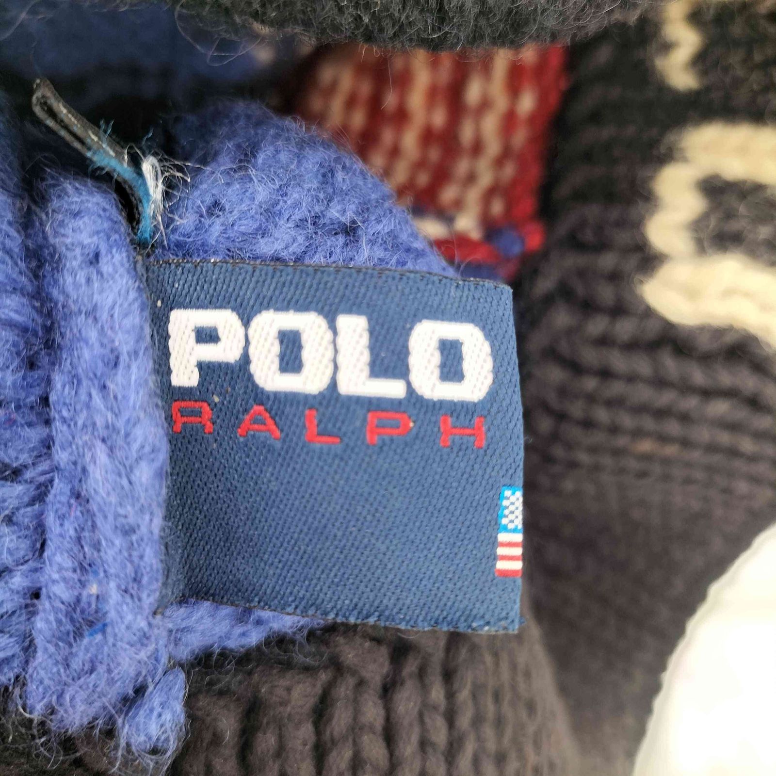 ポロスポーツラルフローレン POLO SPORT RALPH LAUREN 90s HAND KNIT