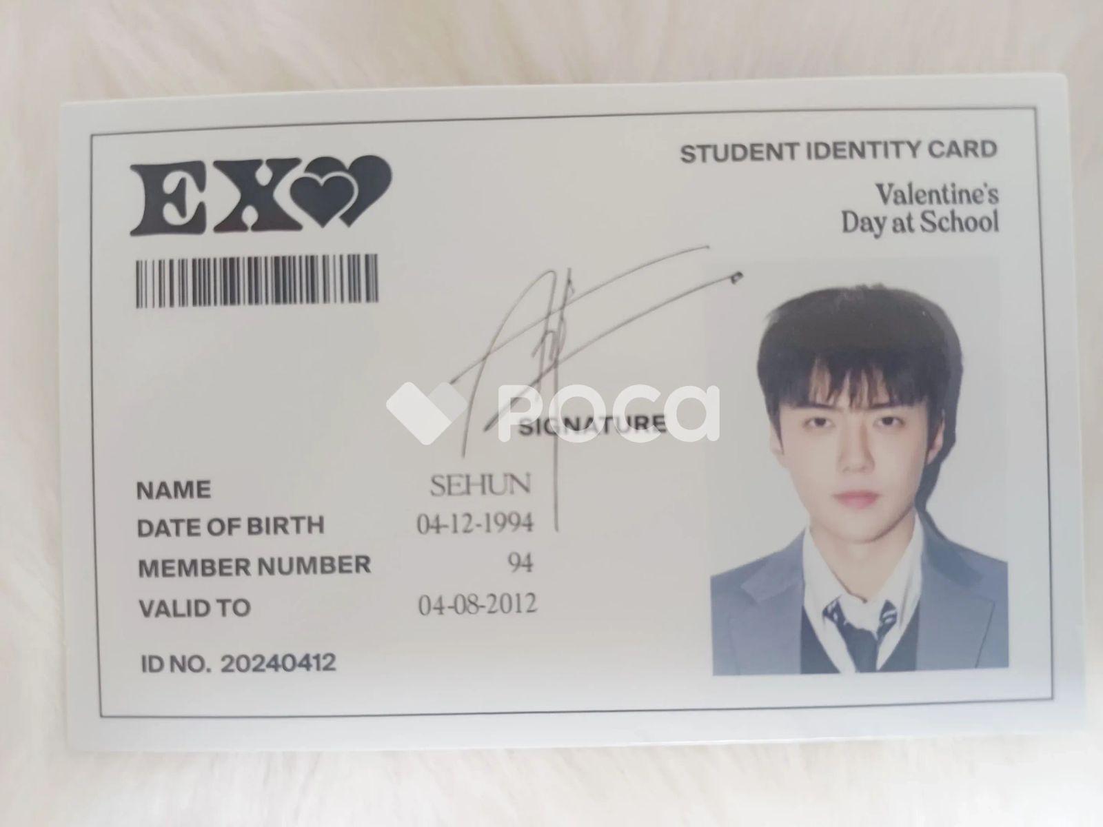 EXO セフン VISAカード特典トレカ EXO セフン 2024 SEASON'S GREETINGS - メルカリ